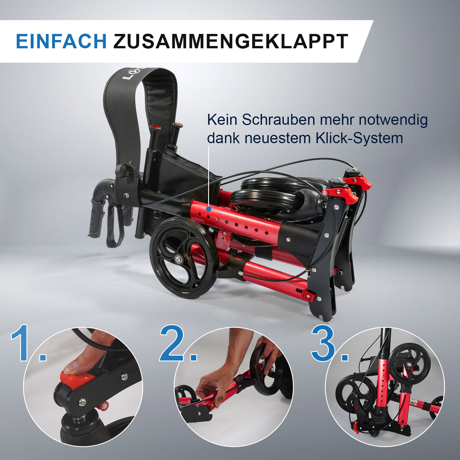 Einführungs Angebot Lösch Reha Rollator TABAS Mobility